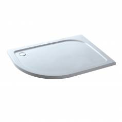 Offset Quadrant Stone Shower Enclosure Tray - 1200x900mm Right 